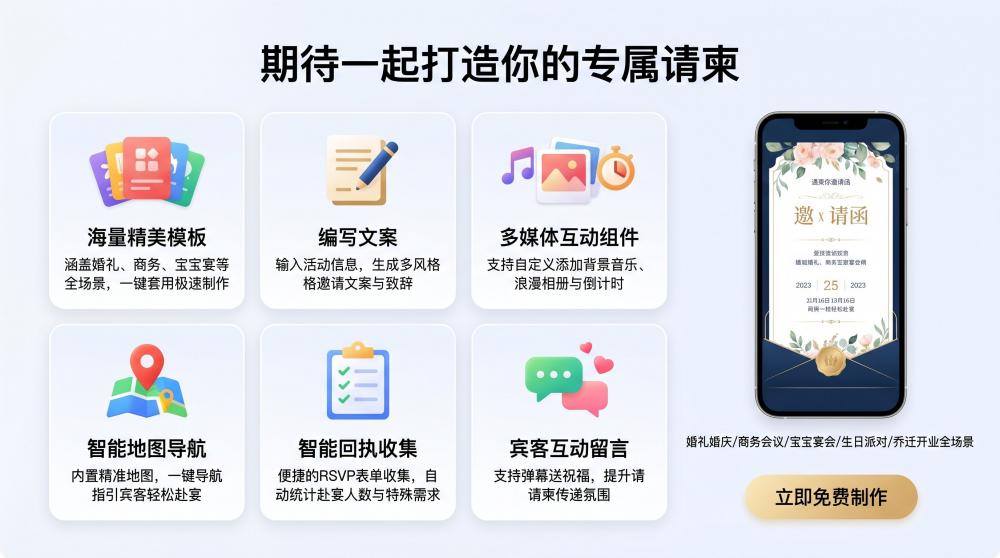 2026电子请柬选购避坑指南！新手不踩雷优选攻略✅